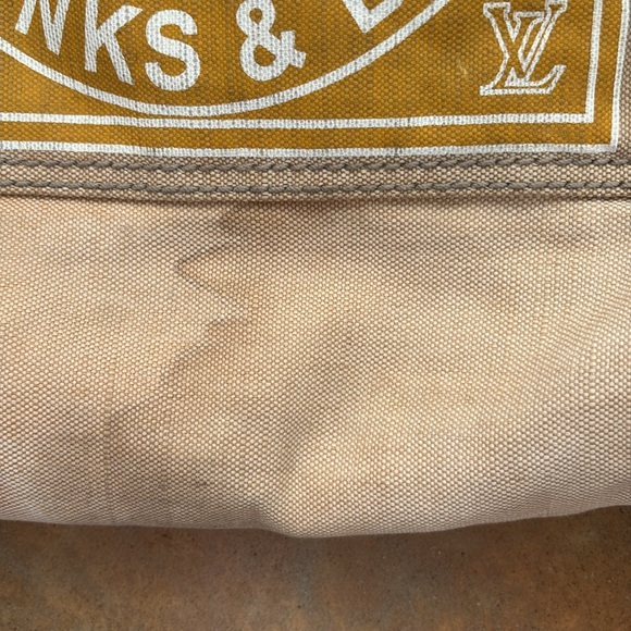 LOUIS VUITTON Cruise Line Globe Shopper PM Tote Bag, Handbag, Yellow, Natural - Picture 8 of 12